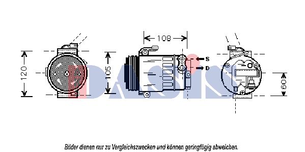 AKS DASIS Kompressori, ilmastointilaite 851042N